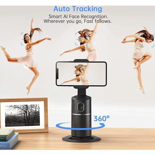 Smart Tracking Selfie Stick 360 Rotation Auto Face Tracking Camera Tripod Holder Smart Shooting Holder for Vlog Video