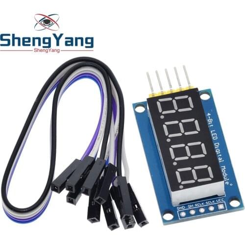 ShengYang 4 Bits Digital Tube LED Display Module Four Serial for Arduino 595 Driver