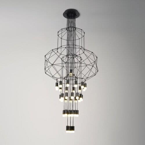 Nordic modern led light lustre pendente hanging lights lighting light kitchen dining bar lumiere living room pendant light