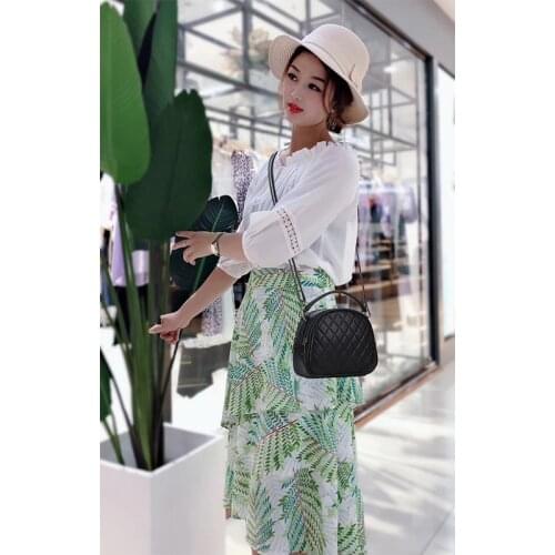 Handbags Women Lingge Bags Designer For Woman Genuine Leather Simple Small Square Bag Shoulder Bags Ladies Crossbody Bags