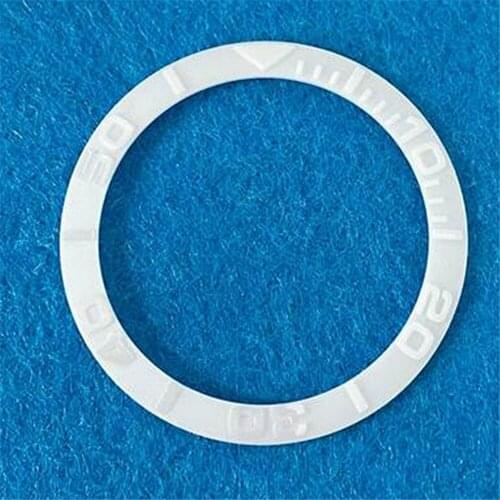 38MM Ceramic Bezel Convex Watch Ring Insert for 40MM Watch Case Modification Part