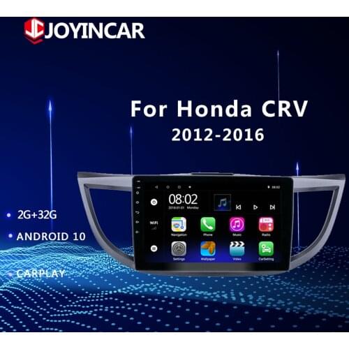 10.1" 2 Din Android 10/9.1 Car Radio Multimedia Audio Player For Honda CRV 2012 2013 2014 - 2016 4 Core GPS Navigation BT WIFI