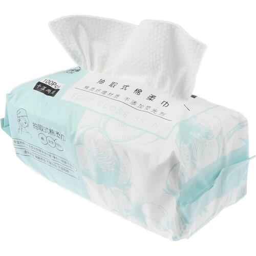 100pcs/bag Disposable Face Soft Towel Cotton Facial Cleansing Makeup Remover Scouring Pad Cleaning Eco-friendly
