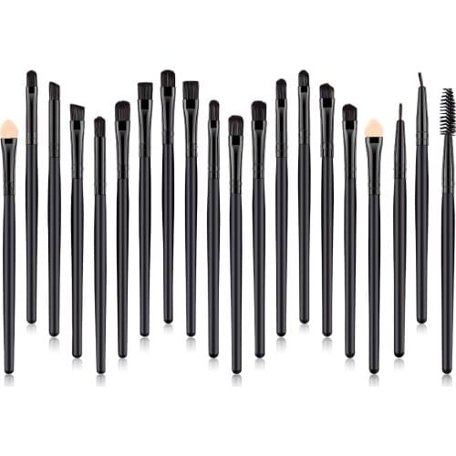 20PCS Professional Eye Make-Up Brush Sets Eye Shadow Eyelashes Eyebrow Lip Eyes Detail Brush Kits Cosmetic Make Up Brush Kit