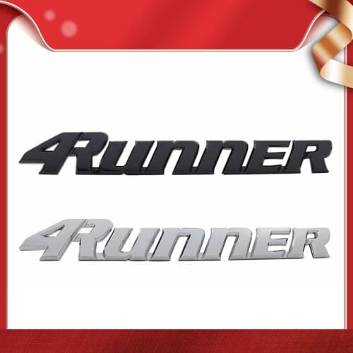 3D Premium ABS for 4Runner 4 Runner car Hood Fender trunk Rear Bonnet Nameplate Decal Emblem Badge Sticker
