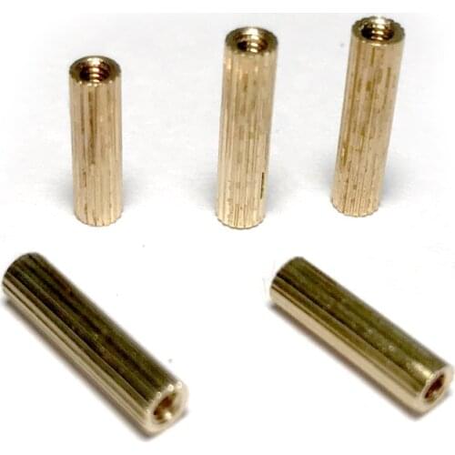 50pcs M2 Copper Pillar Column Round Standoff Screw Spacer Support Solid Brass Female-Female For CCTV Camera Board