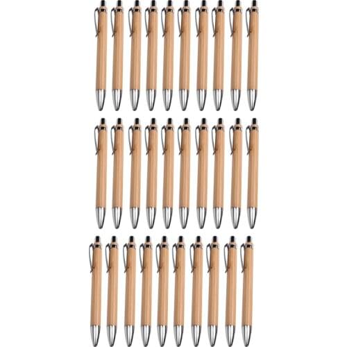 Ballpoint Pen Sets Misc.Quantities Bamboo Wood Writing Instrument(30 Set)