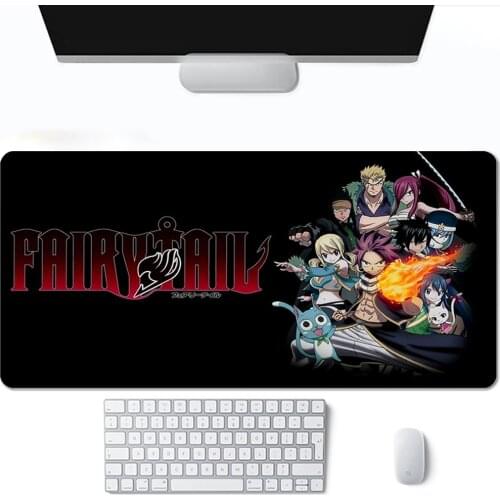 Fairy Tail Gamers Accessories Mousepad Gamer Mouse Mats Mausepad Xxl Mouse Pad Anime Gaming Keyboard Mat Valorant Diy Deskmat