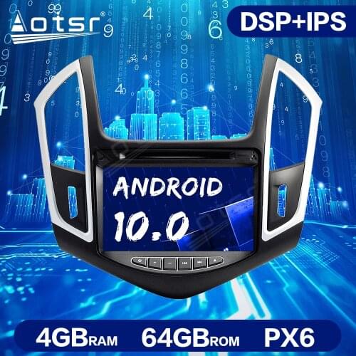 Android 10.0 4GB+64GB DSP Car Radio Multimedia Player For Chevrolet Cruze 2012-2015 Car GPS Navigation Auto Stereo Head Unit ISP