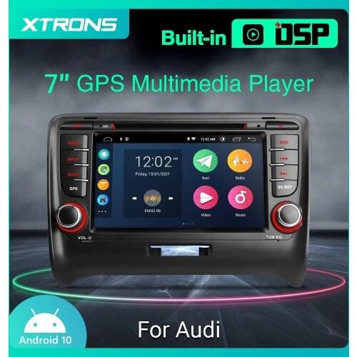 2 Din 7" Android 10.0 Car DVD Player multimedia for Audi TT MK2 8J 2006 2007 2008 2009 2010 2011 2012 GPS Radio GPS OBD WIFI