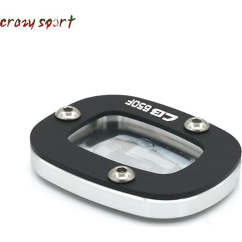 Side Kickstand Stand Extension Support Plate For HONDA CB650F 2014-2018 2017 CB 650F CB650 F Motorocyle Accessories