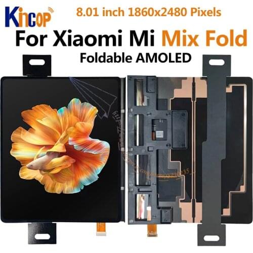AMOLED For Xiaomi Mi Mix Fold LCD Display Touch Panel Screen Digitizer For Xiaomi Mi Mix Fold LCD Mix Fold Secondary Screen