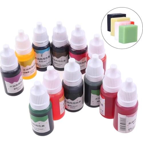 10ml DIY Manual Soap Colorant Tool Handmade Soap Dye Pigments Safe and Non-toxic Base Color Liquid Pigment