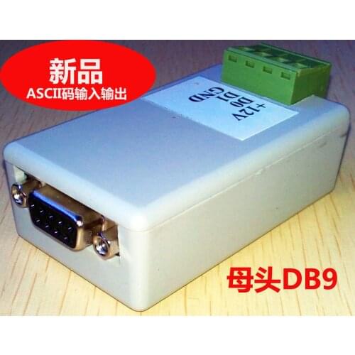 Weigen Converter, WG26/34 to RS232 Serial Port, Two-way Two-way /ASCII Text Input and Output