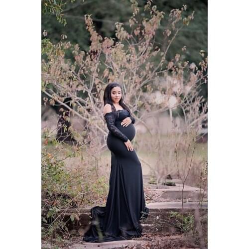 Платья с открытыми плечами для беременных MONTH FIR China At AliExpress