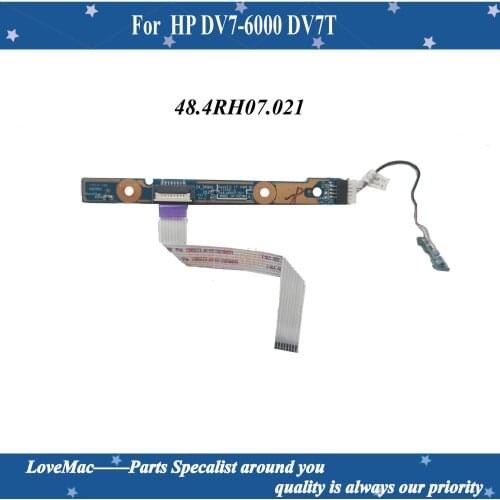 Original free shipping for HP DV7-6000 DV7T Power Button Board Switch board 48.4RH07.021 40GAB6704-D200