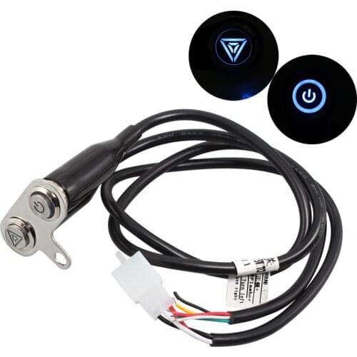 Motorcycle ON OFF Switch LED Warning Flasher Signal DC12V Adjustable Manual Button Hand Control For Harley For Honda ATV Dirt