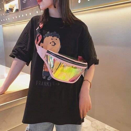 Purple spirit bird Women's Waist Bags