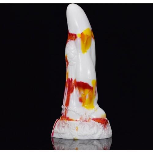SHET 2021 New colorful silicone anal plug Ancient Mythical Beast -Phoenix erotic design dildo sex toys with sucker masturbator