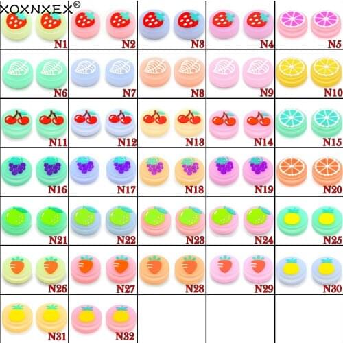 Glow Luminous Fruit Thumb Stick Grip Cap Joystick Cover For Nintendo Switch NS Lite Joy-Con Controller Nintend Thumbstick Case