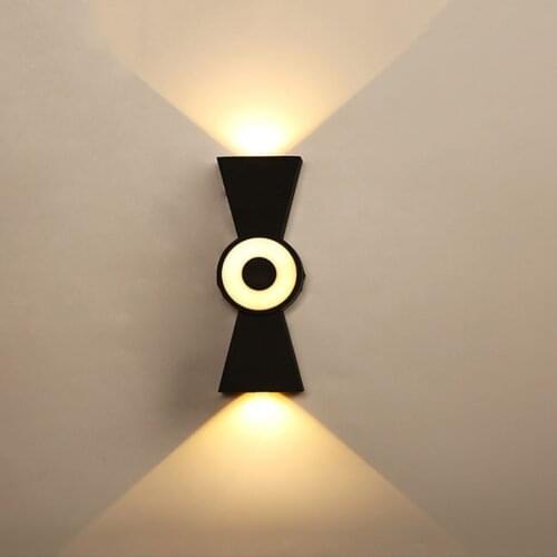 12W Up Down Outdoor Waterproof Wall Lamps Modern Creative Personality Corridor Balcony Porch Wall Light Step Stair Wall Light