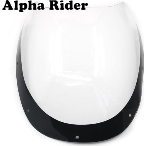 83-86 RD350 YPVS Motorcycle Windscreen Windshield Front Glass Shield Screen Deflector For Yamaha RD 350 YPVS 1983 1984 1985 1986