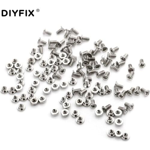 DIYFIX Screws Nuts Bolt for Ceramic Tweezers Assortment Kit Fastener Hardware Stainless Steel Screw Bolt Nut