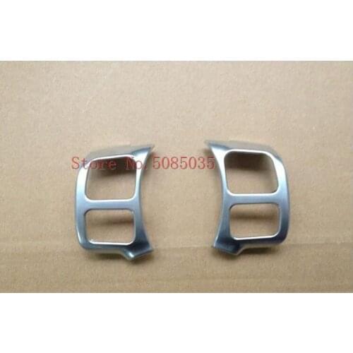 Interior Mouldings For LEXUS NX NX200T NX300H 2015 2016 2017 2018 ABS Matte Silver Steering Wheel Protection Frame Cover Trim