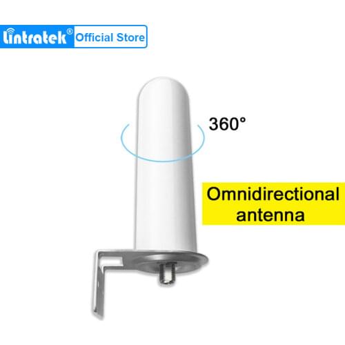 Lintratek Mobile Phone Signal Booster Antenna 360°Omnidirectional 2g 3g 4g Band 20 800 850 900 GSM Wide Range Cellular Amplifier
