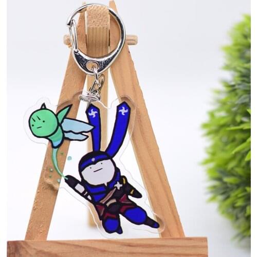 WL0892 Chibi Keychain Acrylic Cartoon Keyring Accessories