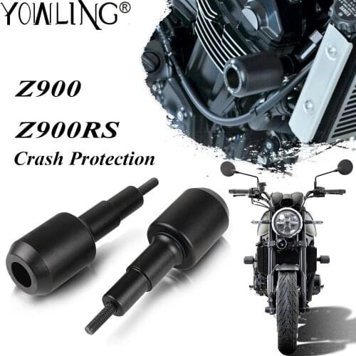 Motorcycle Crash Protection For Kawasaki Z900 2017 2018 2019 2020 2021 Frame Crash Pad Engine Case Sliders Protector Accessories