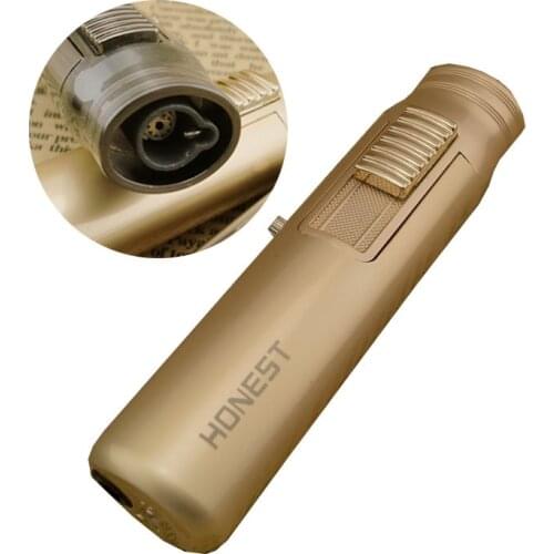 Safety lock function HONEST torch lighters,butane Jet torch gas torch lighters,Windproof lighter