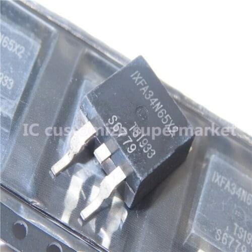 10PCS/LOT IXFA34N65X2 TO-263 650V 34A SMD Triode