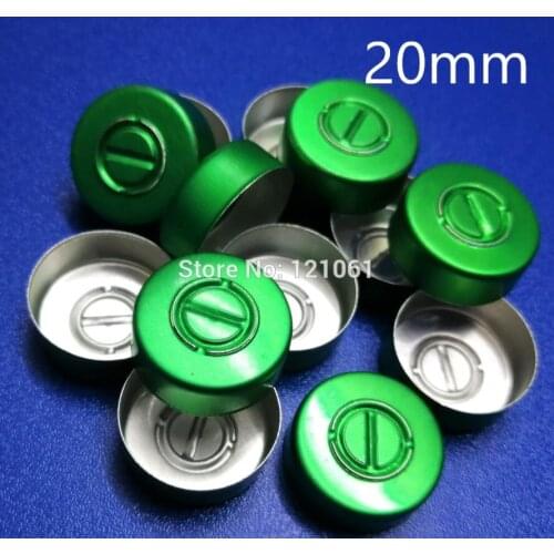20mm Aluminium Sealing Cap ,30pcs/lot! Many Colored Pharmaceutical Caps,Aluminium Tops for crimp glass vial,Aluminium Sealing