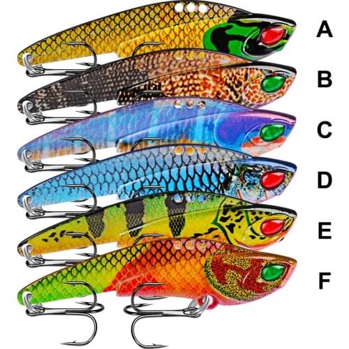 60mm12g big Minnow artificial bait vibration sinking Full Swimming Layer sea bass