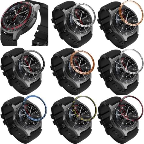 Cases ring For Samsung Galaxy Watch 46mm 42mm Gear S3 Frontier Gear S2 SM-R720 Ring Bezel Styling Frame Case Cover Protection