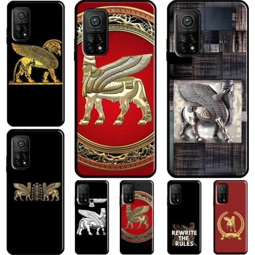 Lamassu Winged Lion Assyrian Mesopotamian For POCO X3 Pro F3 M3 F2 F1 Phone Case For Xiaomi Mi 11 Lite Ultra Mi A3 10T 9T Pro