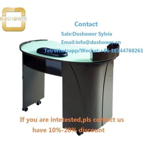 Nail art tool sets with salon display case for nail art manicure table