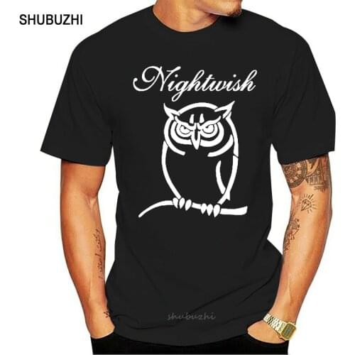 Designer T Shirts Rock Metal Band Nightwish Forms Mens T Shirt