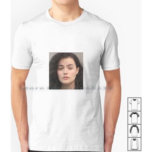 Gaby Mugshot T Shirt 100% Cotton Onlyfans Xgabyv Homeless Creative Trending Vintage Cool Gift Euro Us Size Big Size