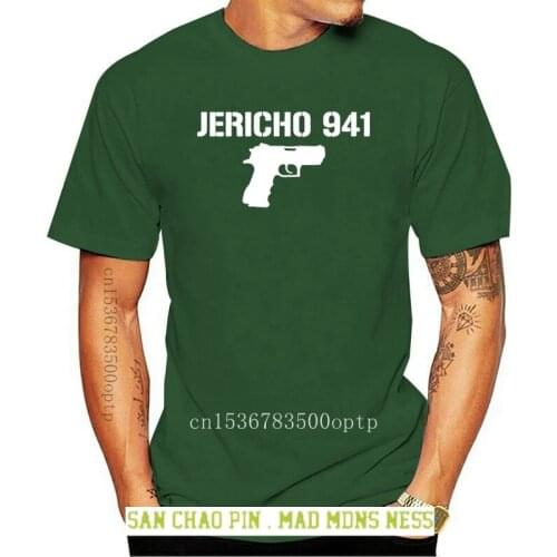 Jericho 941 Pistol Military Distressed T Shirt(1)