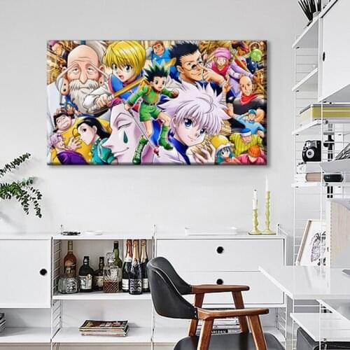 Hunter x Hunter Canvas Poster Popular Classic Japanese Anime Home Decor Canvas Wall Art Home Decor Poster Print