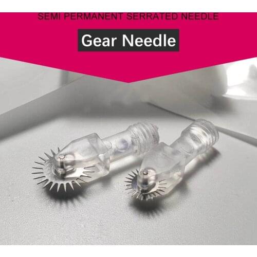 50pcs Microblading Needles Fog Eyebrow Permanent Makeup 3D Embroidery for Tattoo Manual Pen Tattoo Inks Disposable Safe Healthy