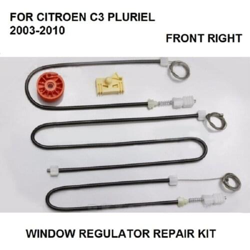 FOR CITROEN C3 PLURIEL WINDOW REGULATOR REPAIR KIT FRONT-RIGHT NEW 2003-2010