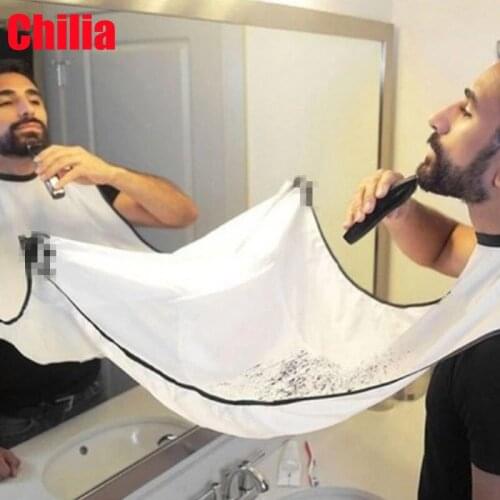 Man Badkamer Schort Mannelijke Baard Haar Scheren Schort Baard Care Scheren Waterdichte Schort Badkamer Organizer Cadeau Voor Ma