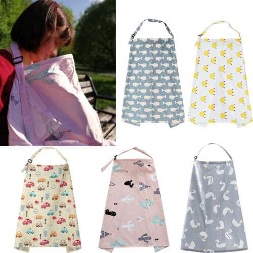 Breathable Baby Feeding Nursing Covers Mum Breastfeeding Nursing Poncho Cover Up Adjustable Privacy Apron Outdoors Nursing Cloth