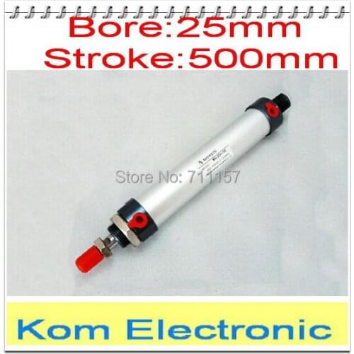 MAL 25-500 25*500 Aluminium Alloy Pneumatic Mini Air Cylinder 1/8" Port 25MM Bore 500MM Stroke Single Rod Double Acting