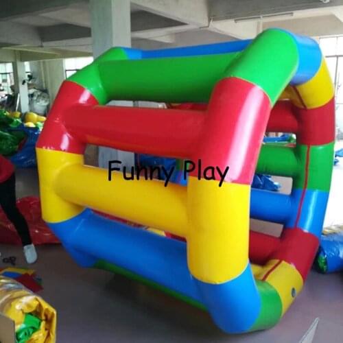 Fun Inflatable Water Wheel Roller For Fun Aqua Park Rental Using Inflatable see bicycle inflatable water play roller wheel
