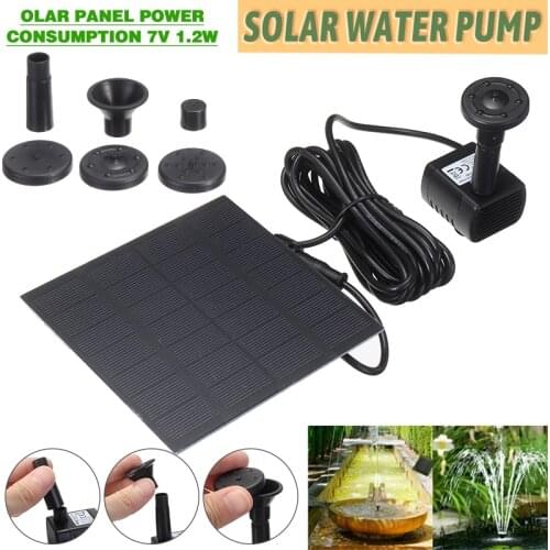 Solar Water Fountain Garden Pool Pond Outdoor Solar Panel Fountain Floating Fountain Garden Decoration New