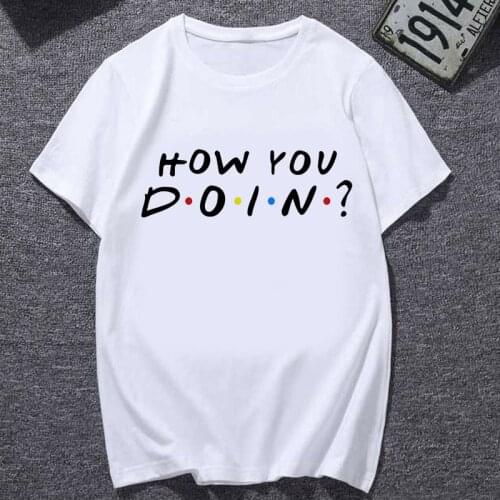 Old Friends Tv Show Womens T-shirt Tops Femme Clothes Female T-shirt Harajuku Summer 90s Tshirt Streetwear top T-shirts